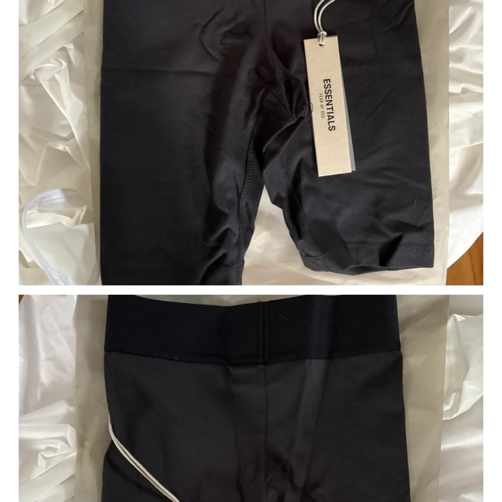 Essentials Charcoal Biker Shorts